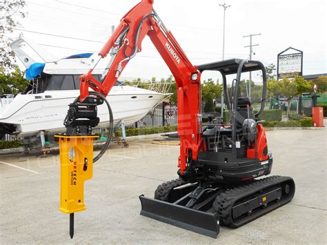 hydraulic hammer for mini excavator for rent|mini excavator with rock breaker.